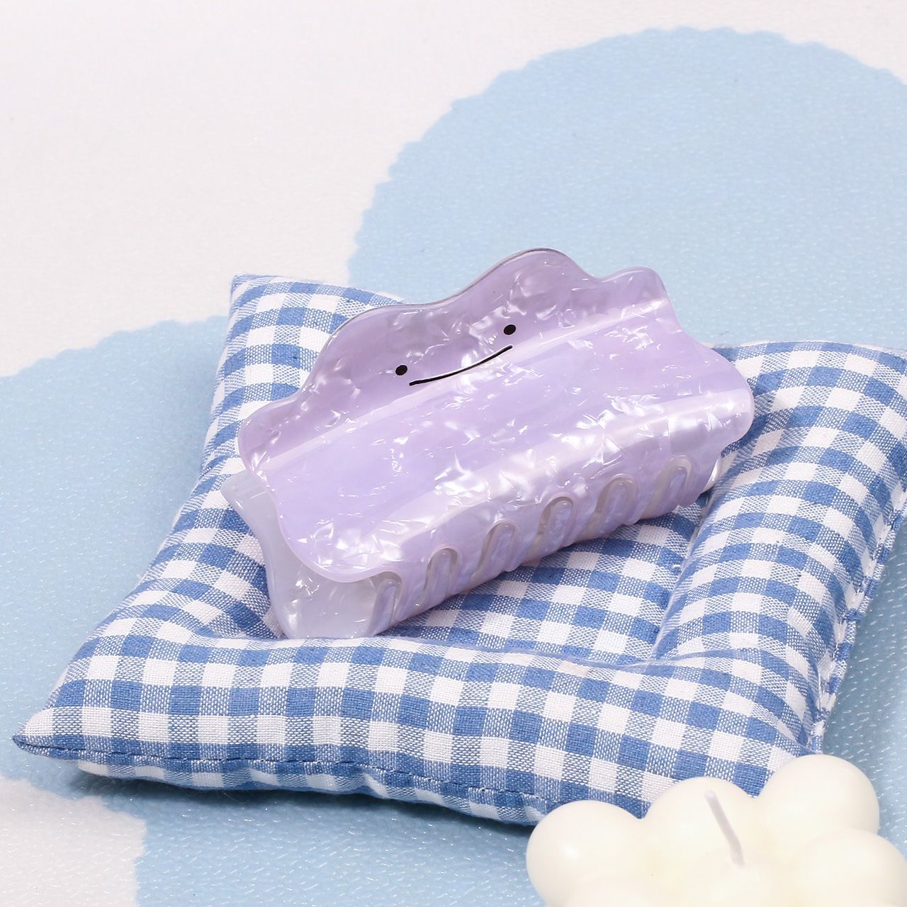 Hair Bundles - Pokémon Ditto Hair Clip Purple Cute