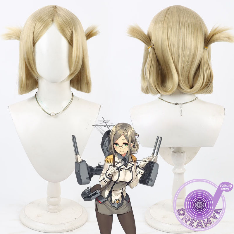 Synthetic Wigs - Katori Cosplay Wig Kantai Collection Champagne