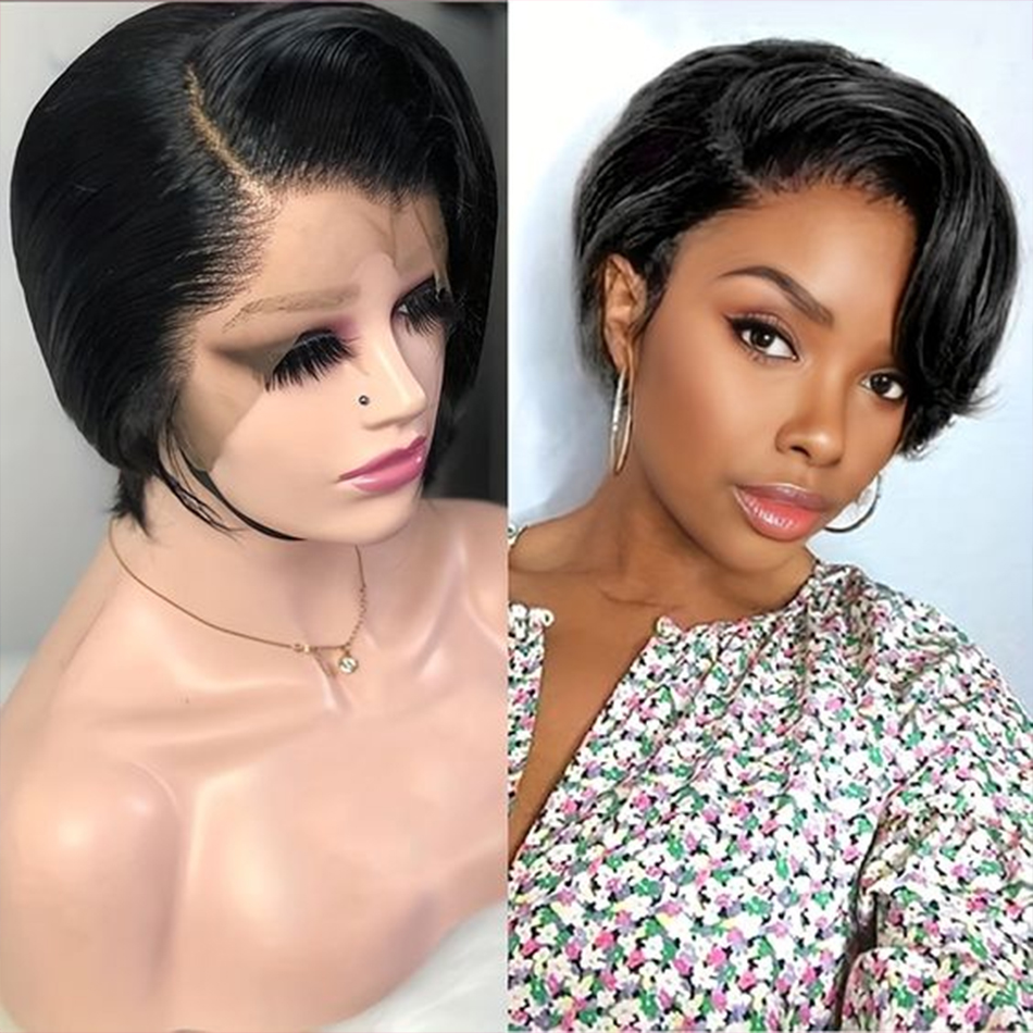 Short Pixie Cut Wig Human Hair Cheap - Pixie Cut Wigs Human Hair 100%