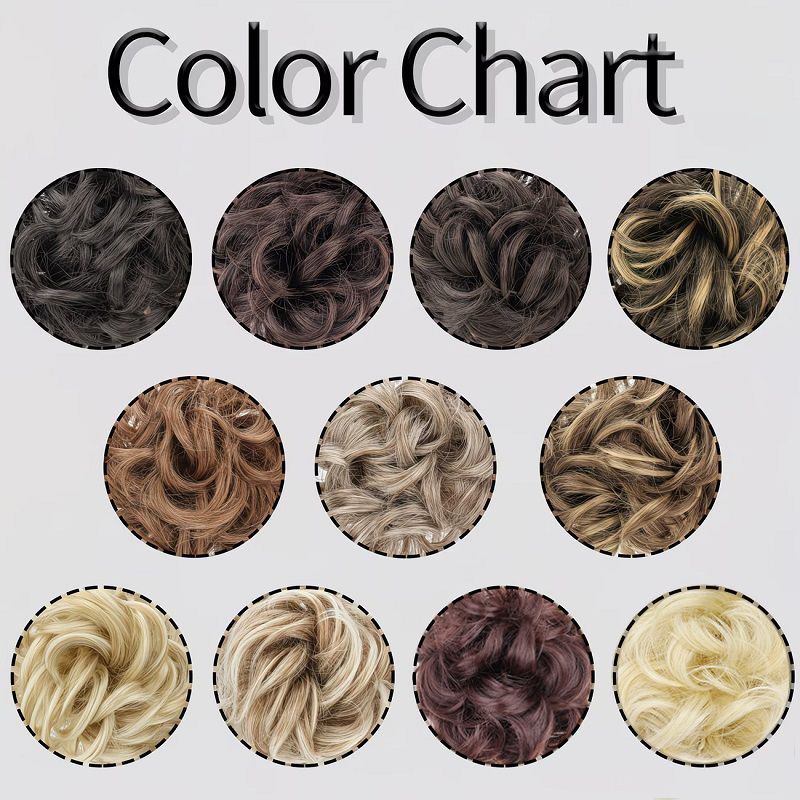 Synthetic Messy Bun Hair Scrun - Claw Clip Messy Bun Hair Piece recension och pris