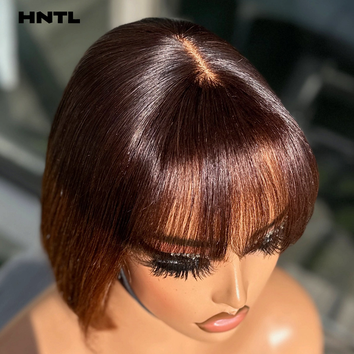Wear and Go 2by6 Closure Bang  - Pre Parted 13X4 Lace Front Bob Wig recension och pris