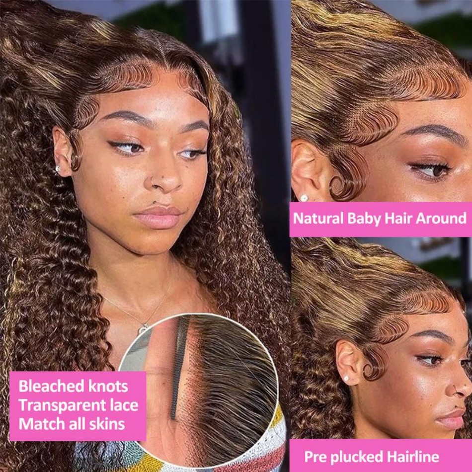 427 Highlight Ombre Wig Human  - Lace Front Wigs recension och pris