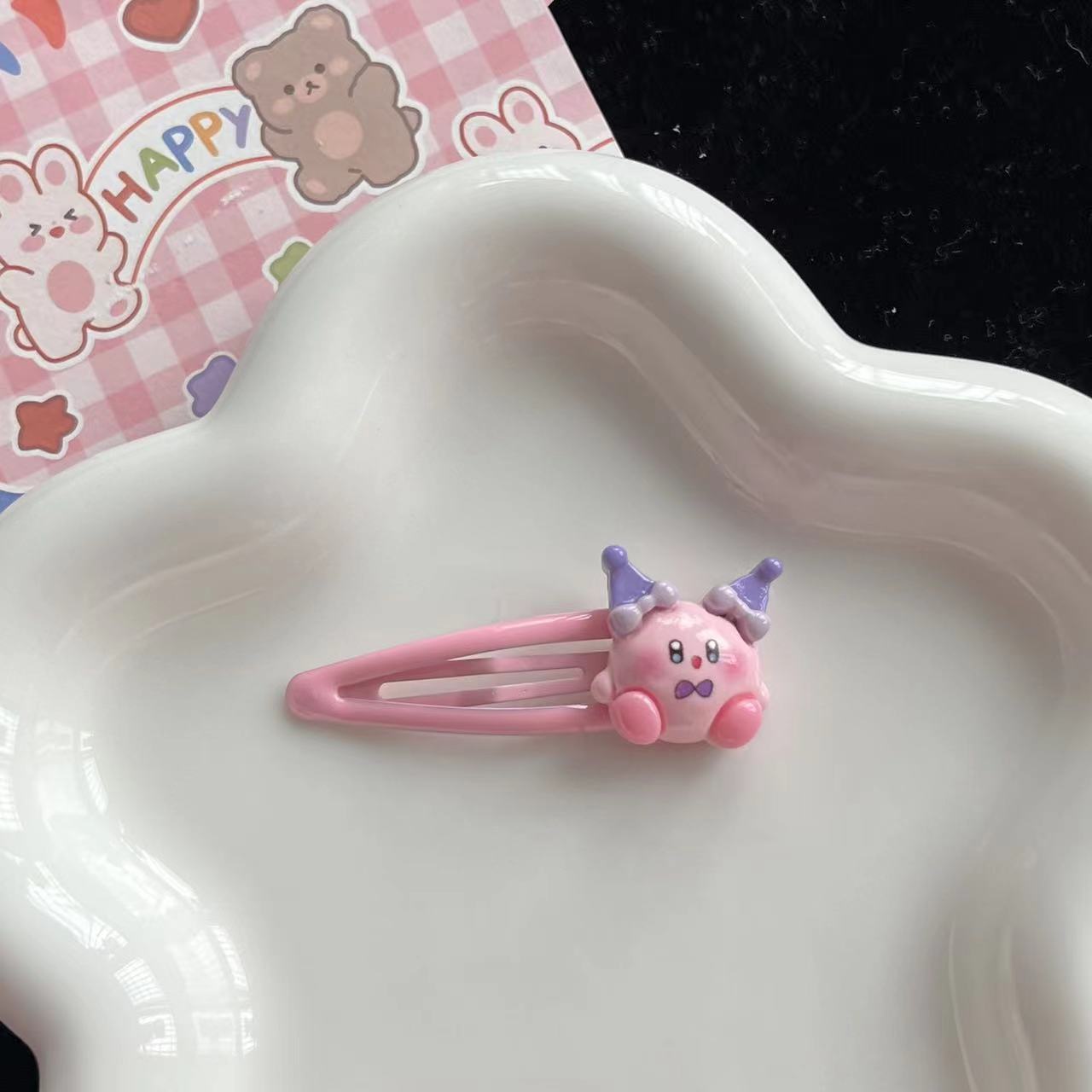 1~10pcs Cute Kirby BB Hair Cli - Hair Bundles recension och pris