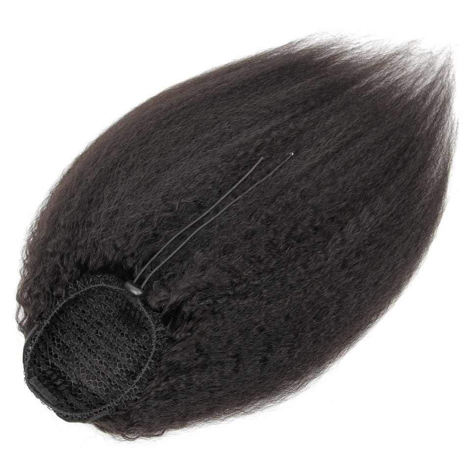 [Yvonne] Kinky Straight Drawst - Seamless Clip In Hair Extensions Human Hair recension och pris