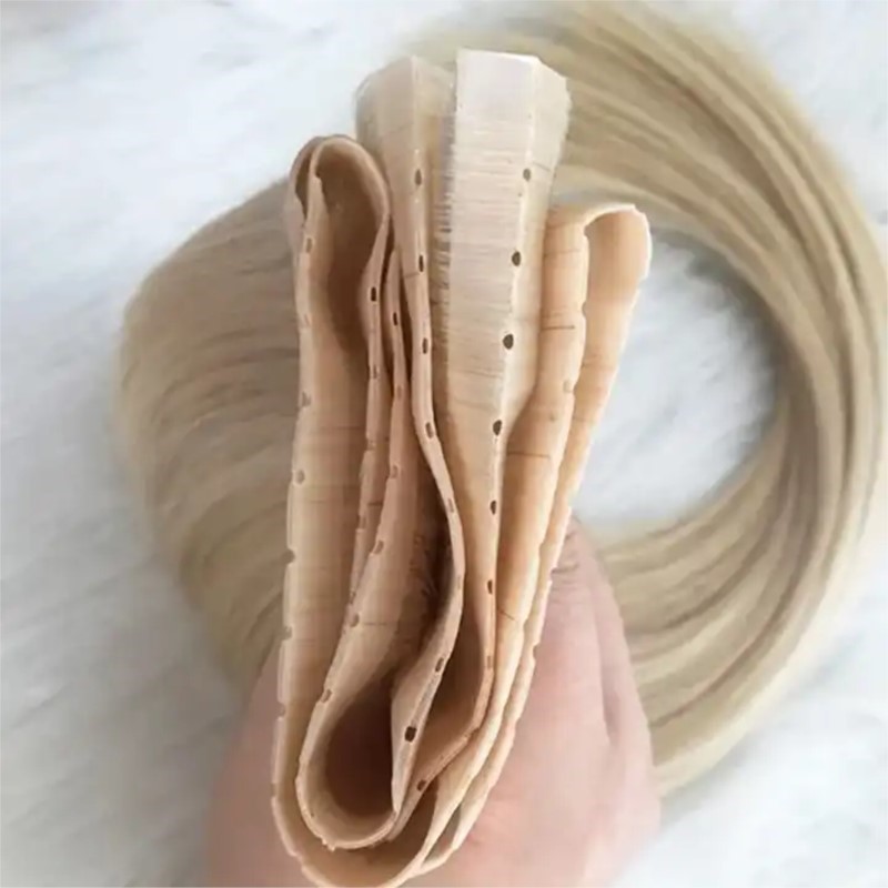 Invisible PU Weft Hair with Ho - Invisible Tape In Extensions Real Hair recension och pris