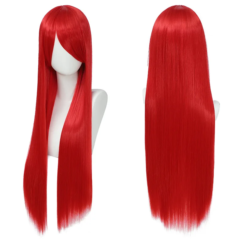 80cm Colorful Long Straight Sy - Synthetic Braided Wigs For Black Women recension och pris