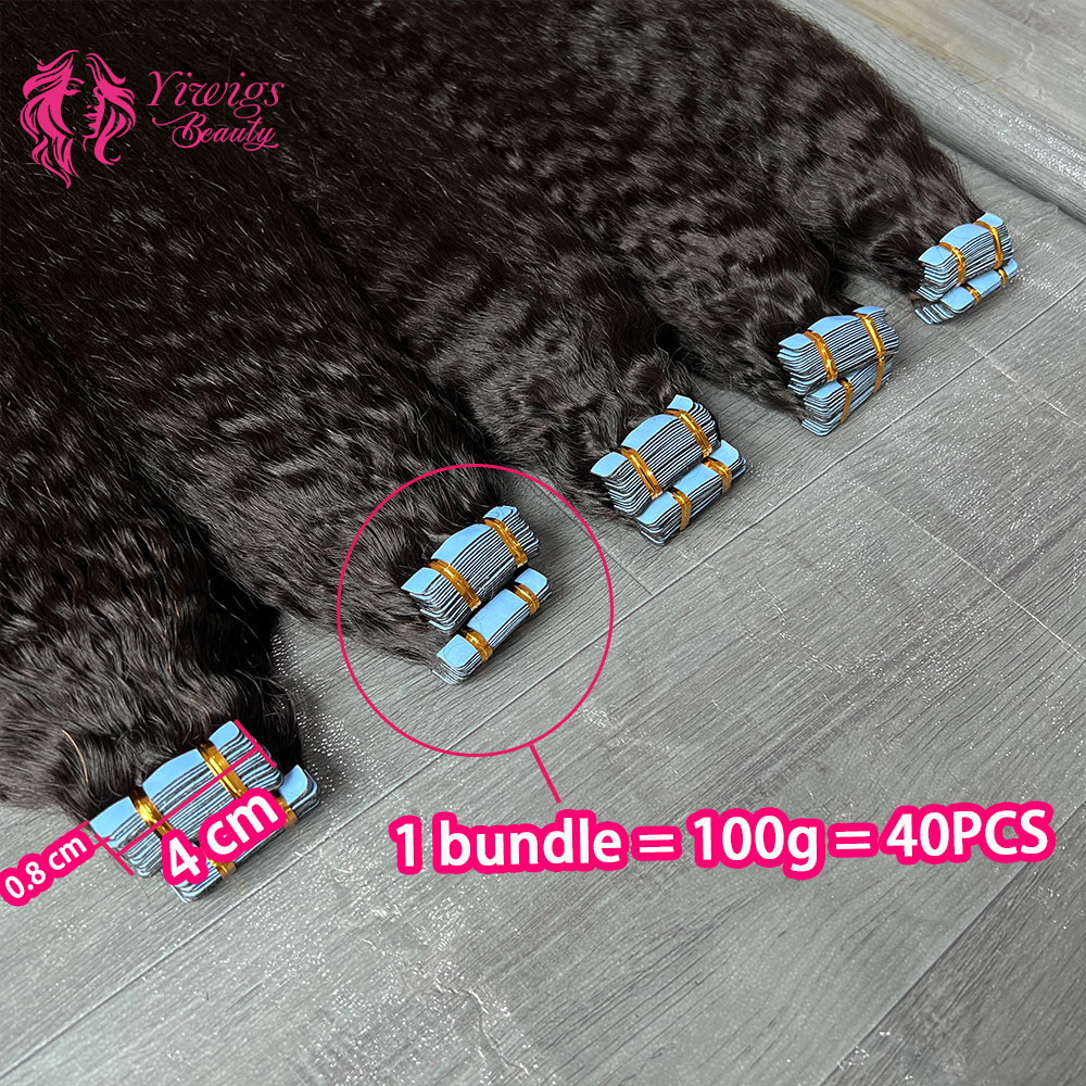 Straight Tape In Hair Extensio - Invisible Tape In Extensions Real Hair recension och pris