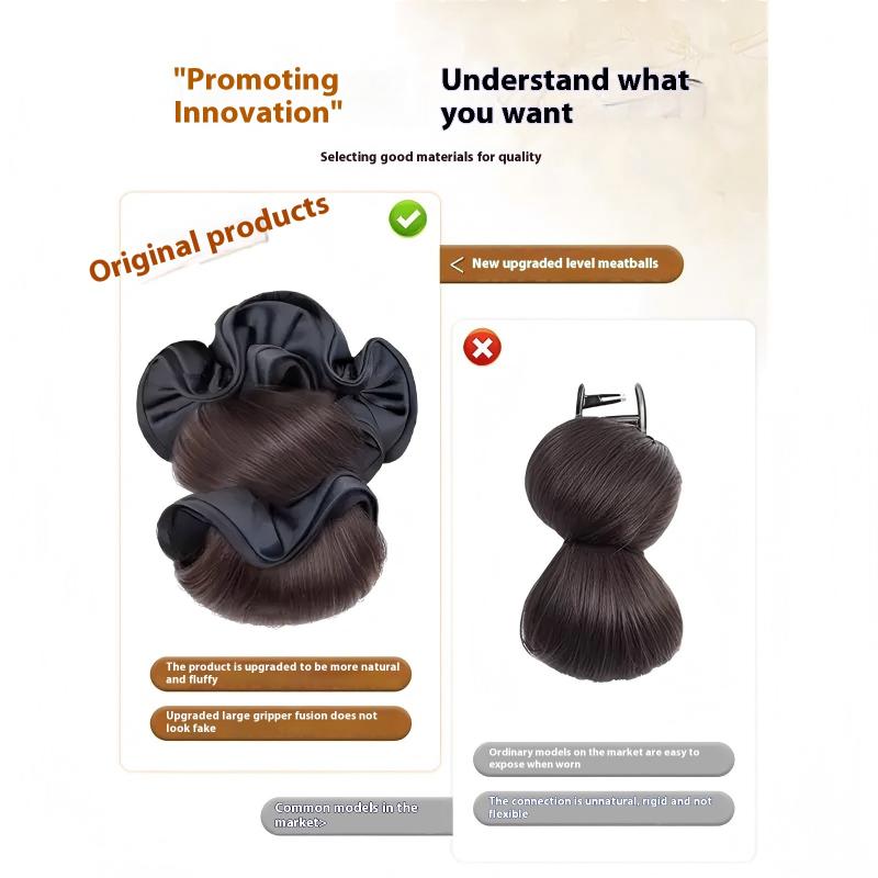 Effortless Updo Synthetic Claw - Claw Clip Messy Bun Hair Piece recension och pris