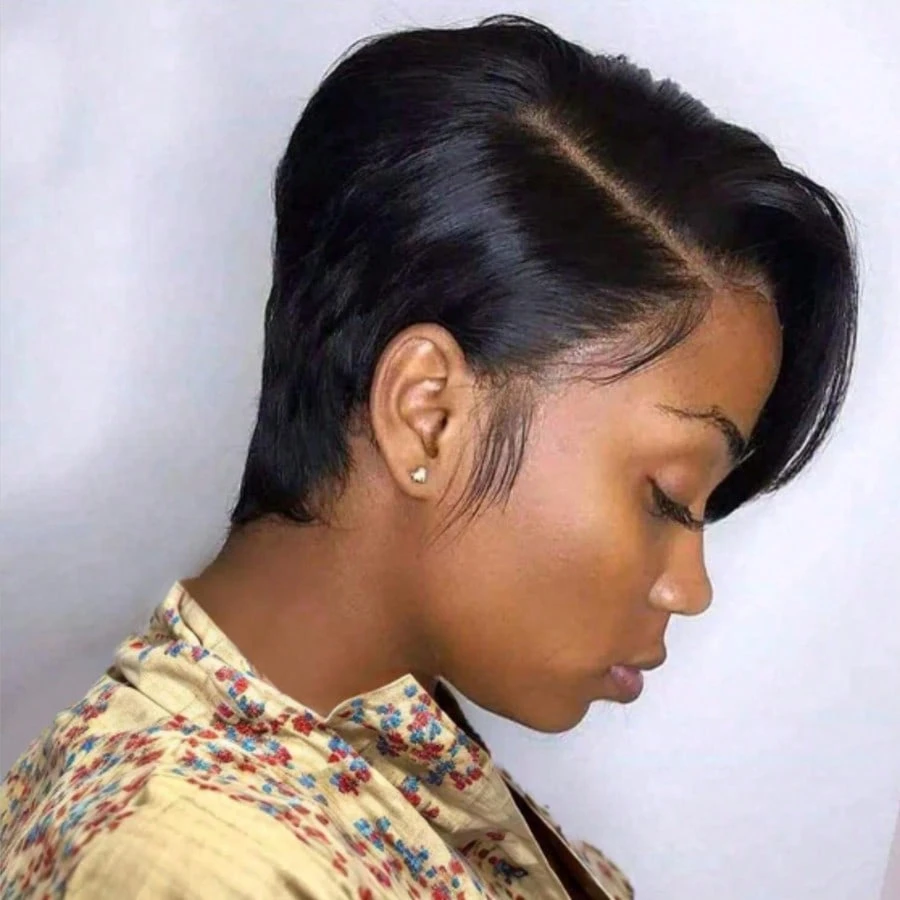 Short Cheap Wholesale Pixie Cu - Short Pixie Cut Wig Human Hair Cheap recension och pris