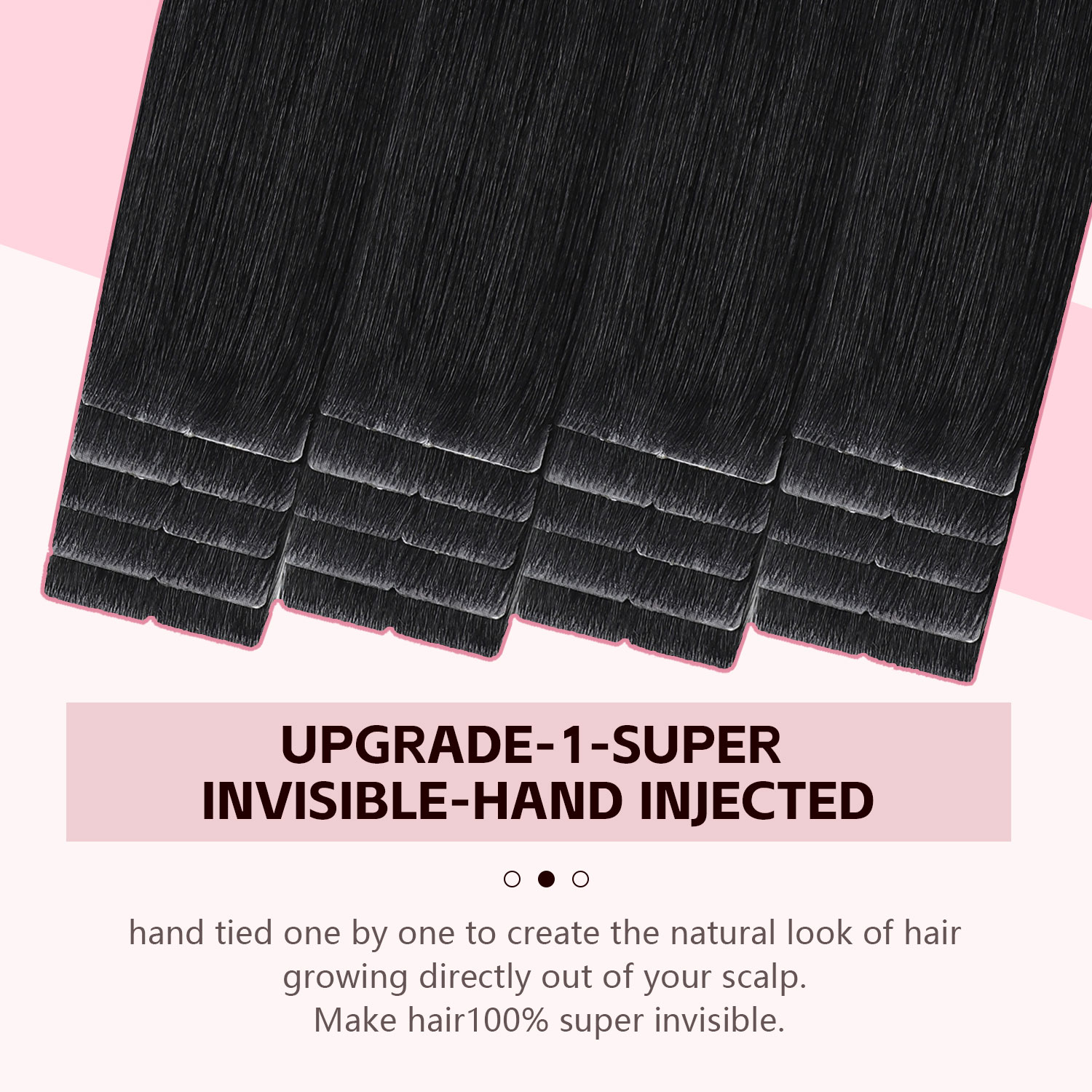 Sweetmet Invisible Tape in Hai - Invisible Tape In Extensions Real Hair recension och pris