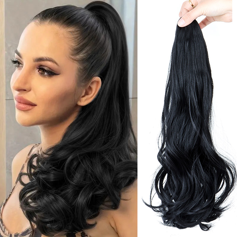 Synthetic Long Curly Ponytail  - Synthetic Braided Wigs For Black Women recension och pris