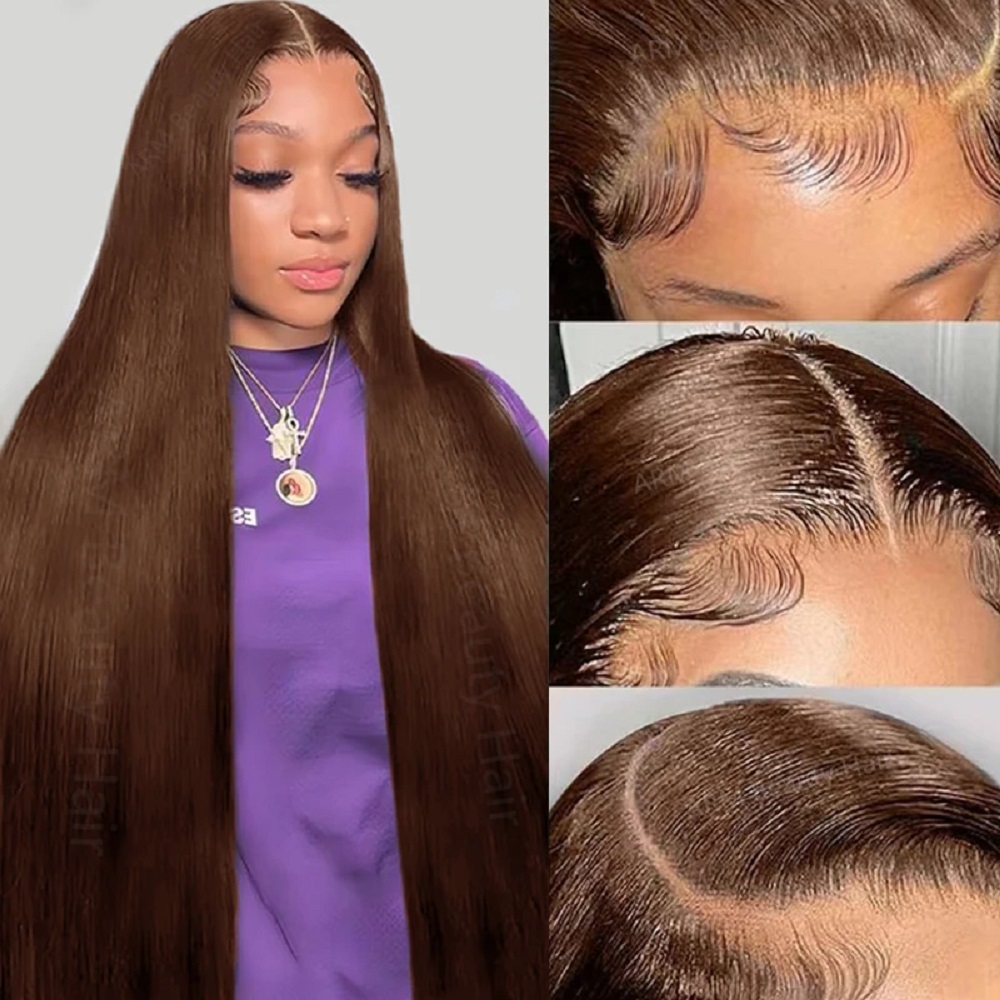 Chocolate 13x4 HD Lace Front W - Lace Front Wigs recension och pris
