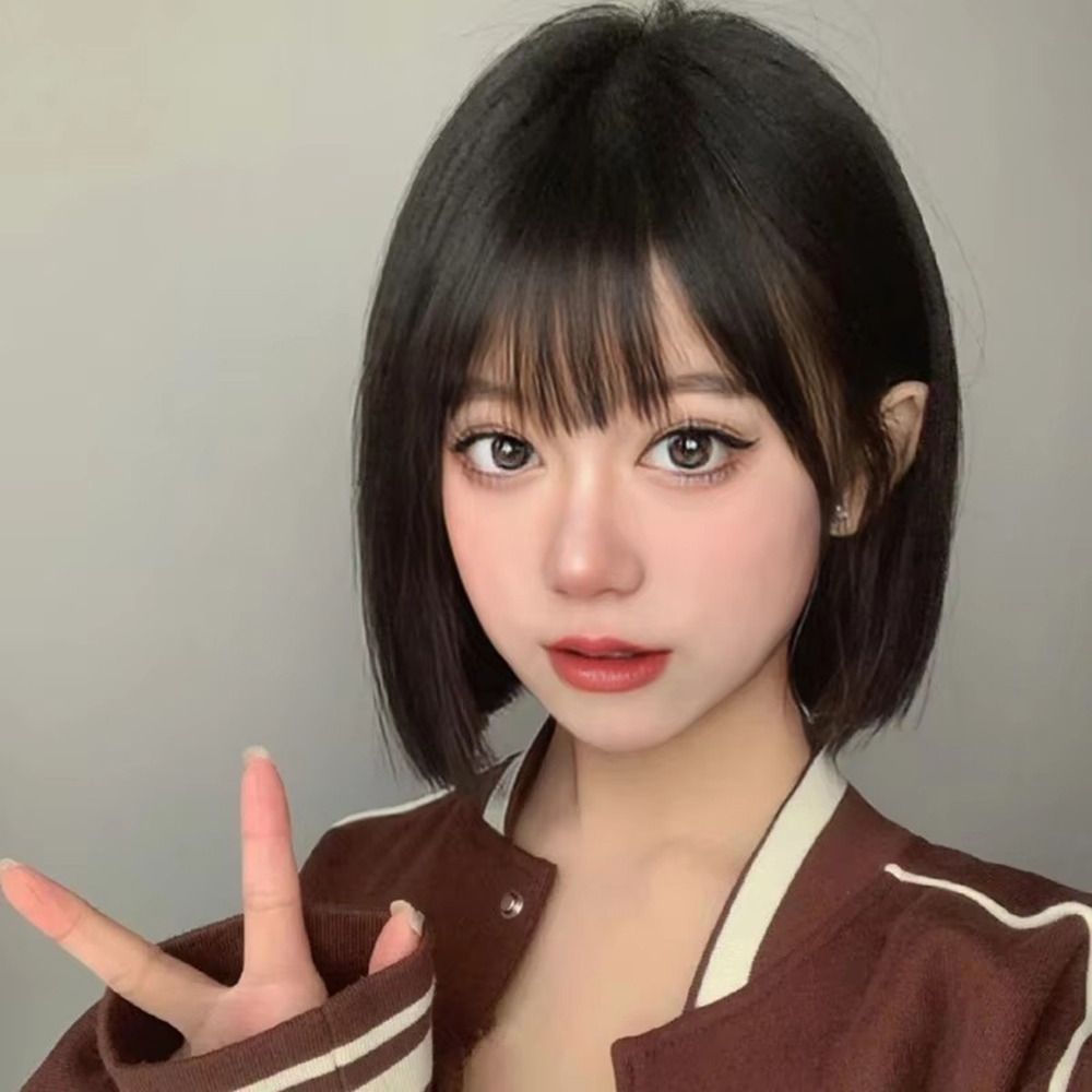 Fashionable Black Bob Haircut  - Synthetic Braided Wigs For Black Women recension och pris