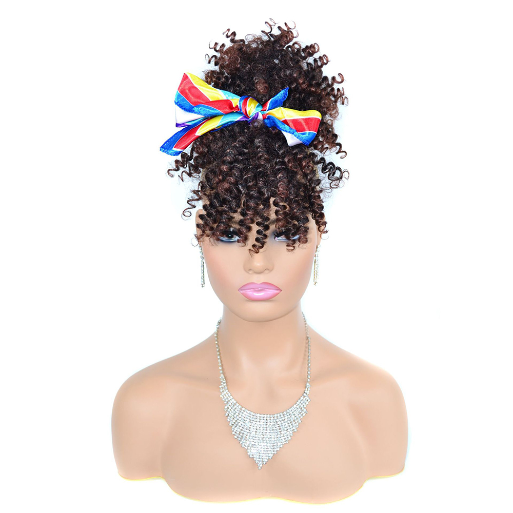 Drawstring Afro Kinky Curly Pu - Drawstring Afro Curly Puff Ponytail recension och pris