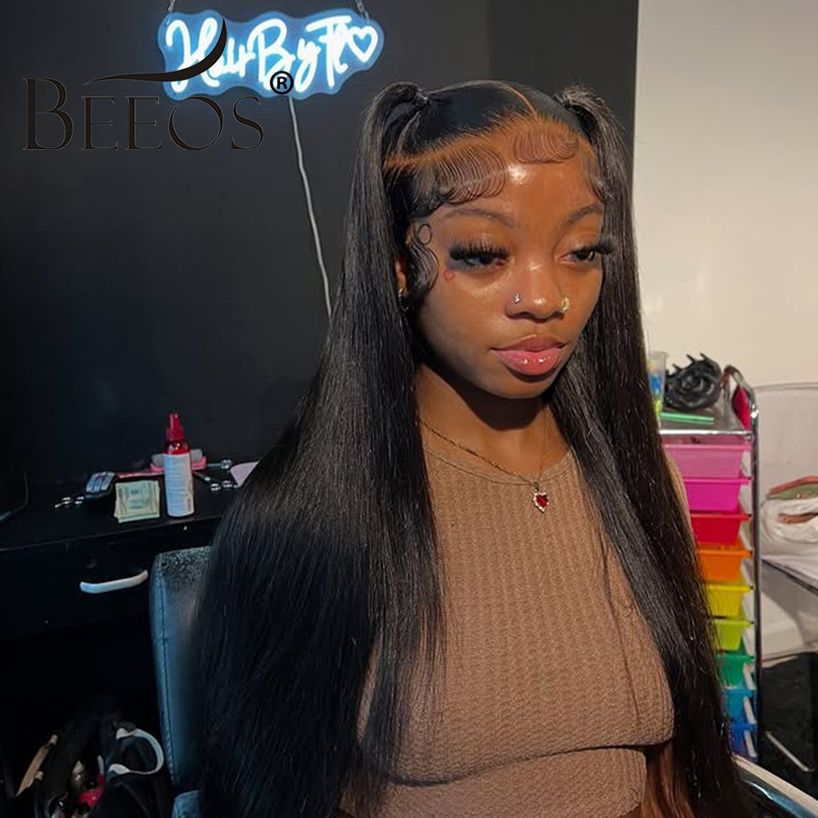 250% 13x4 HD Transparent Lace  - Hd Lace Frontal Wig Human Hair Pre Plucked recension och pris