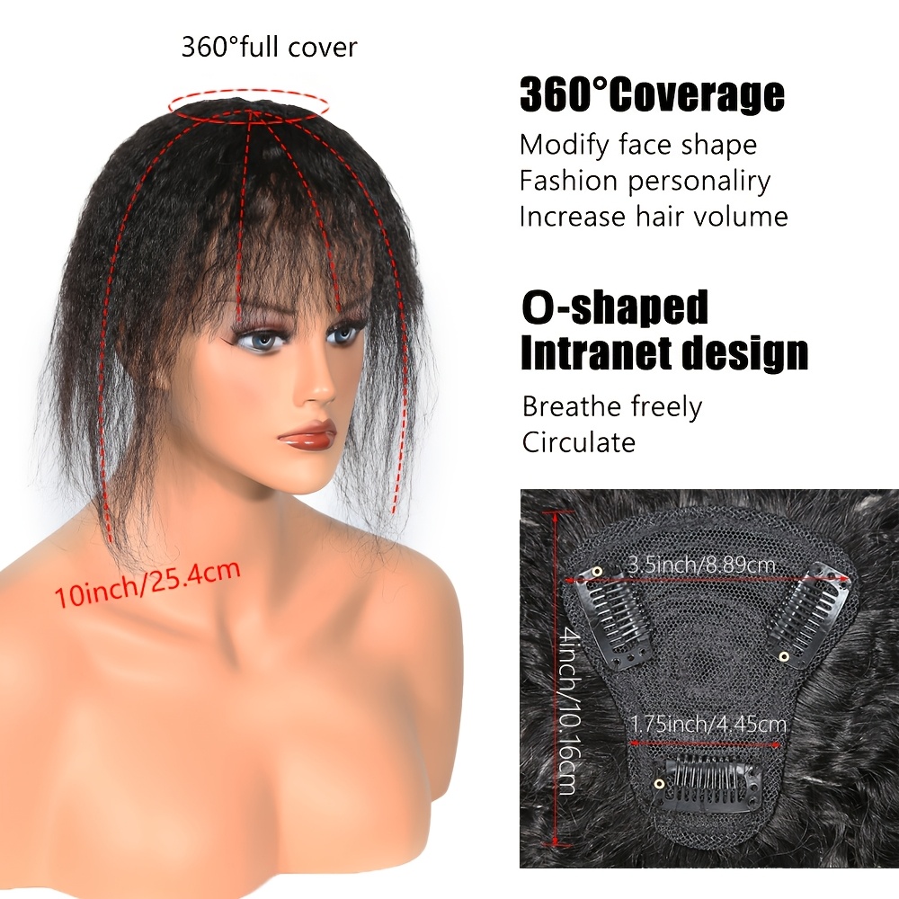 Kinky Straight Topper Hair wit - Hair Bundles recension och pris