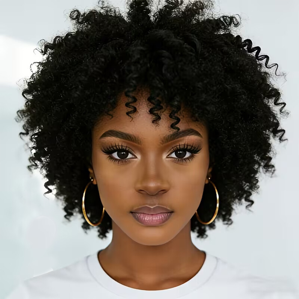 Human Hair Bob Wigs Short Kink - Short Pixie Cut Wig Human Hair Cheap recension och pris
