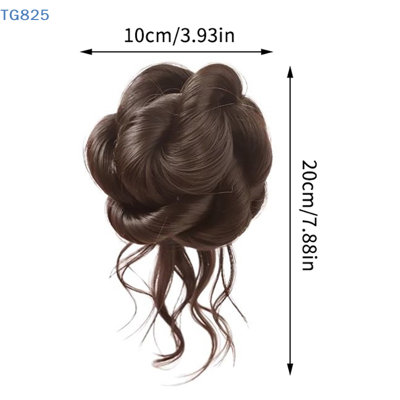 【AN】【AN】New Synthetic Hair Bun - Claw Clip Messy Bun Hair Piece recension och pris